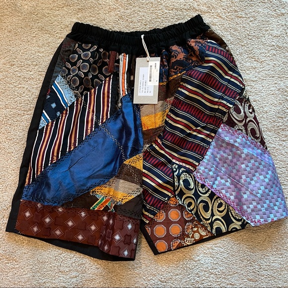 Patchwork bermuda shorts - Picture 1 of 4